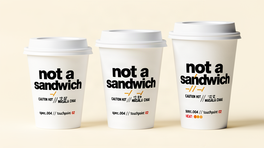 NOT A SANDWICH Brutalist Cup System