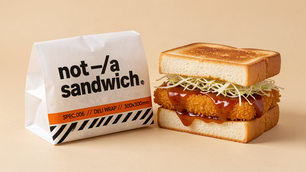 NOT A SANDWICH Deli Paper Wrap